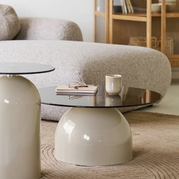 	Masuta cafea gri bej Ravello