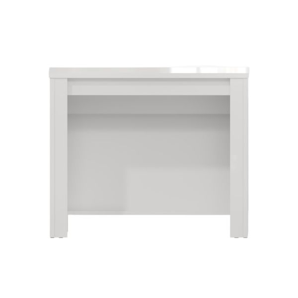 Consola/masa dining extensibila alb Blanca