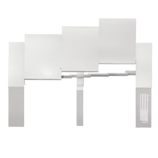 Consola/masa dining extensibila alb Blanca