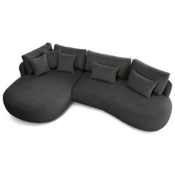 Coltar fix L stanga gri inchis Jacobs Mini