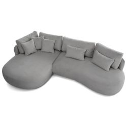 Coltar fix L stanga gri Jacobs Round