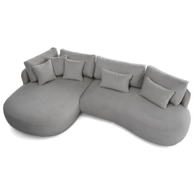 Coltar fix L stanga gri Jacobs Round