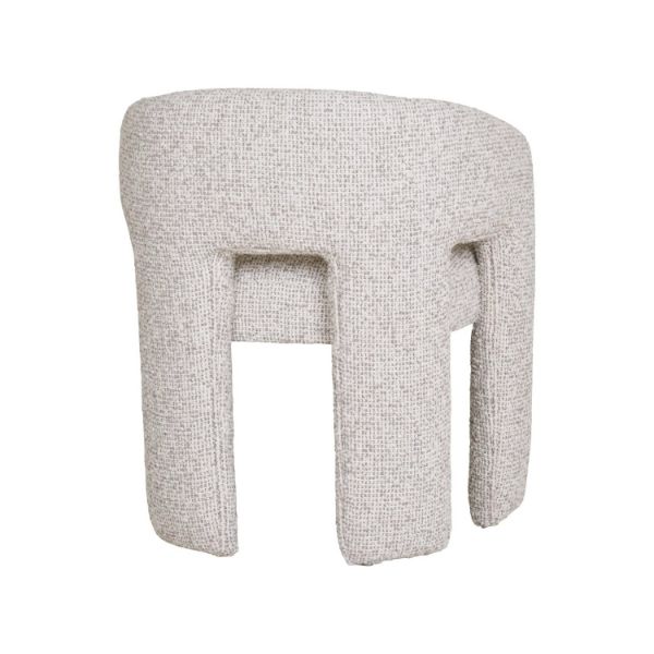 Scaun tapitat cu brate gri Monroe