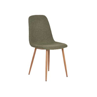 Scaun tapitat verde olive/natur Stockholm