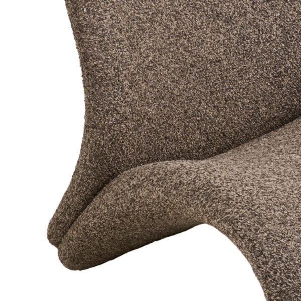 Fotoliu tapitat maro Sofia