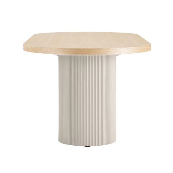 Masa dining fixa 220 cm bej casmir/natur Solva