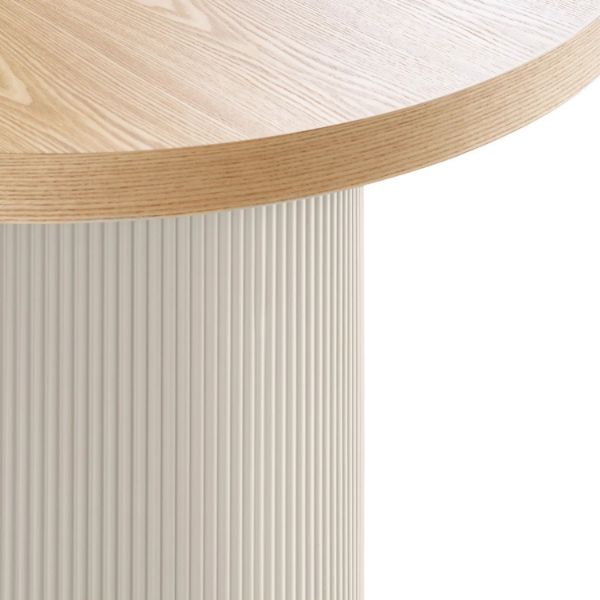 Masa dining fixa 220 cm bej casmir/natur Solva