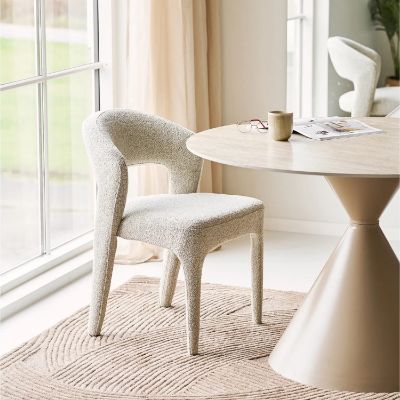 Scaun tapitat boucle sand Belmont