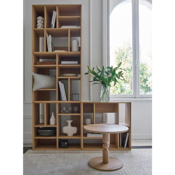 Biblioteca 1 modul, stejar natur, Albane