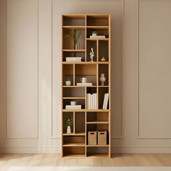 Biblioteca 3 module stejar natur Albane