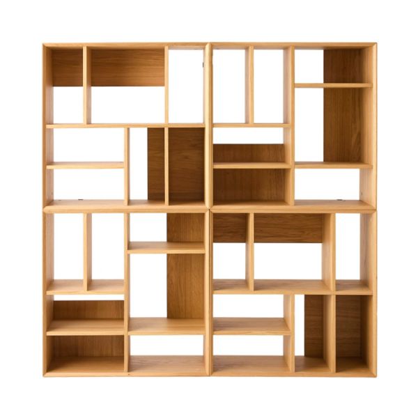 Biblioteca 4 module stejar natur Albane