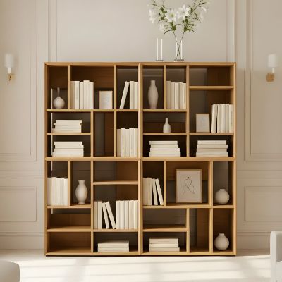 Biblioteca 4 module stejar natur Albane