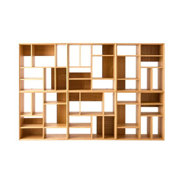 Biblioteca 6 module stejar natur Albane