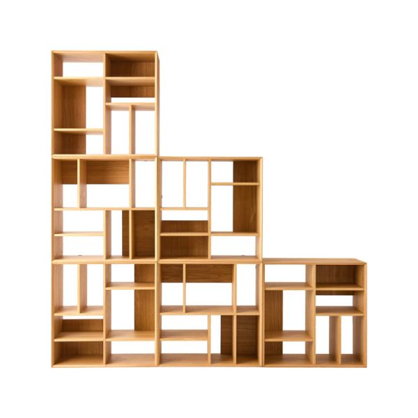 Biblioteca 6 module stejar natur Albane