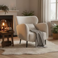 	Fotoliu tapitat cappuccino Bueno