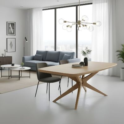 Masa extensibila 200/300 cm stejar Chiara