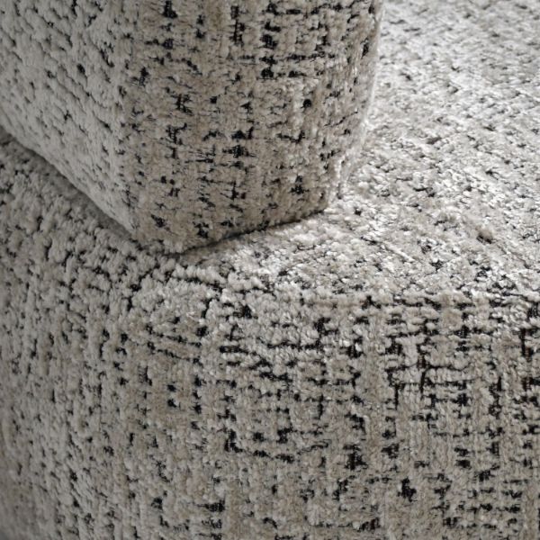 Fotoliu tapitat rotativ crem Lumi