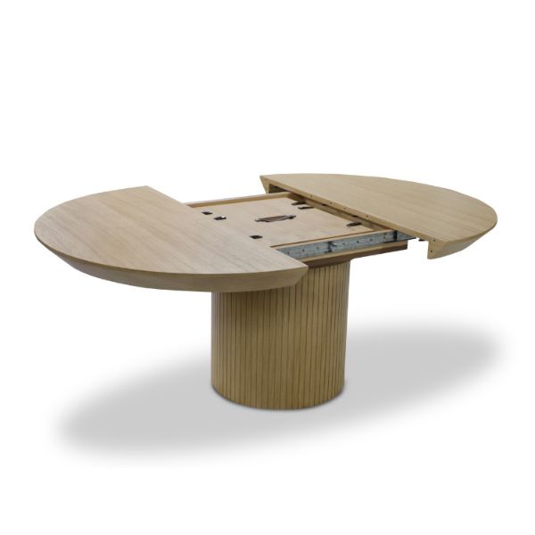 Masa rotunda extensibila 130/180 cm stejar Rond