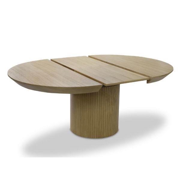 Masa rotunda extensibila 130/180 cm stejar Rond