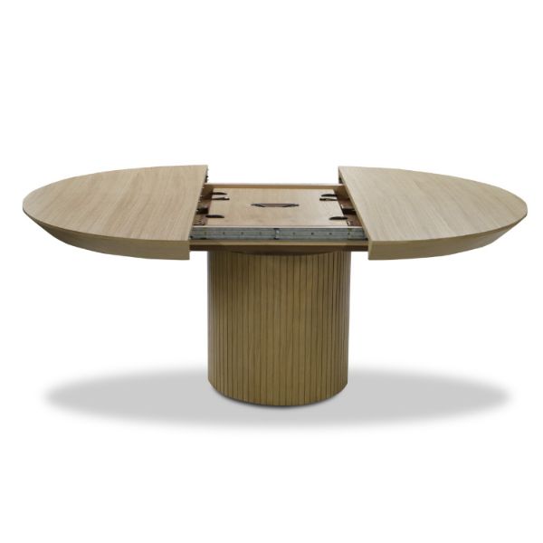 Masa rotunda extensibila 130/180 cm stejar Rond