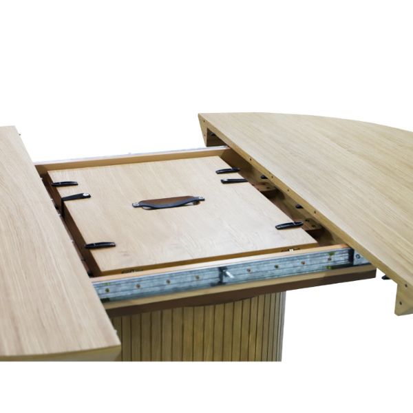 Masa rotunda extensibila 130/180 cm stejar Rond