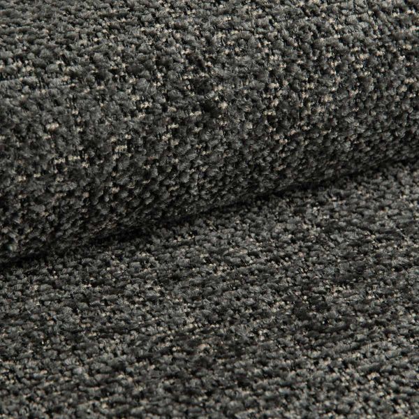 Fotoliu tapitat rotativ gri inchis Moa