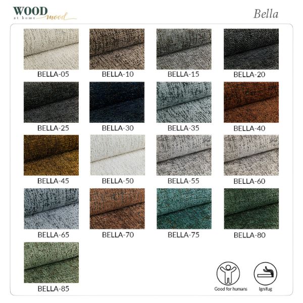 Fotoliu tapitat rotativ maro Moa