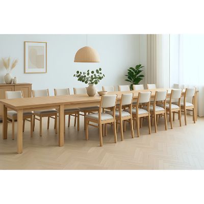 	Masa dining extensibila 200/500 cm stejar natur Anna