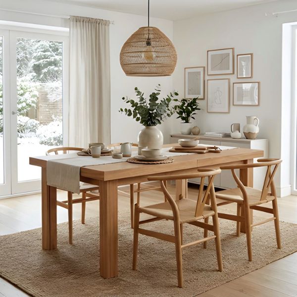 	Masa dining extensibila 200/500 cm stejar natur Anna