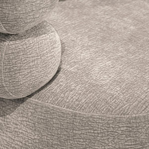 Fotoliu tapitat rotativ crem Nela