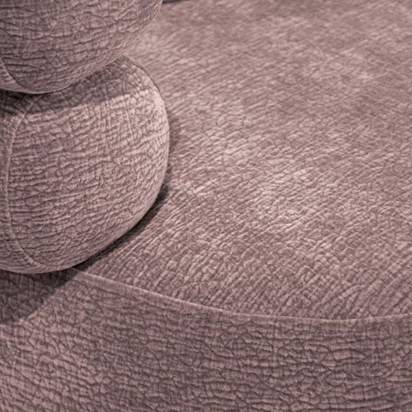 	Fotoliu tapitat rotativ roz Nela