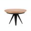 Masa extensibila 130/230 cm stejar/negru Oliver