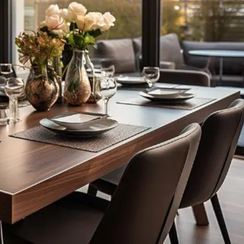 Idei de amenajare pentru dining cu o masa extensibila din lemn Idei de amenajare pentru dining cu o masa extensibila din lemn