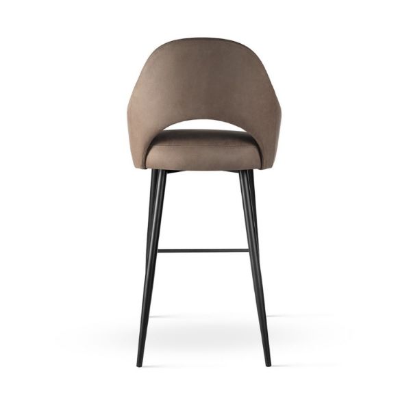 Scaun bar taupe/negru Goda Supreme M