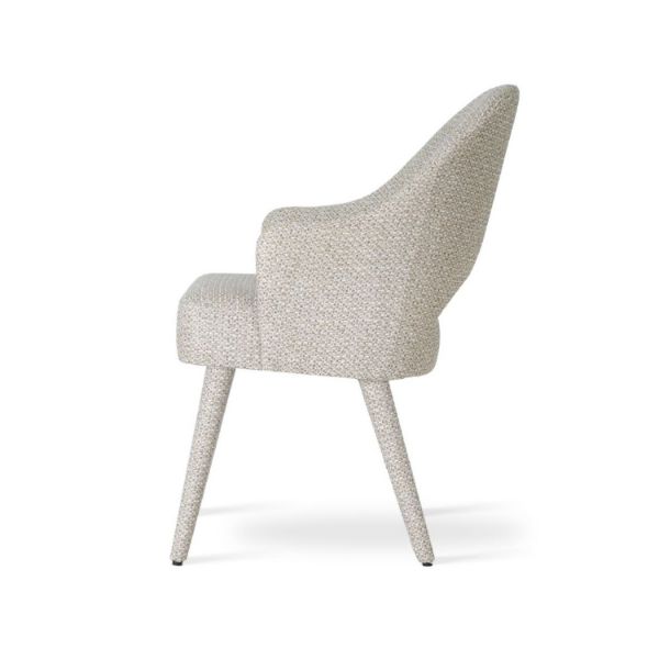 	Scaun dining tapitat bej Goda Supreme Sock