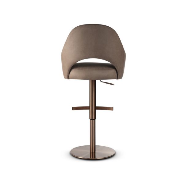 Scaun bar rotativ taupe/rose Goda Supreme Pump