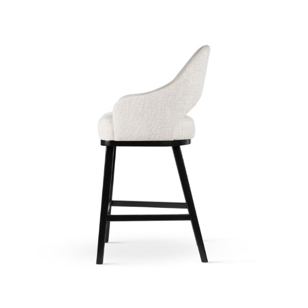 	Scaun bar gri deschis/negru Goda Supreme Wood M