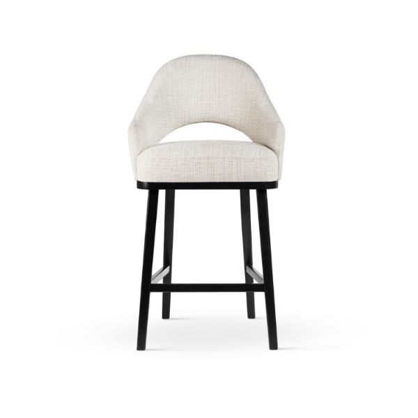 	Scaun bar gri deschis/negru Goda Supreme Wood M