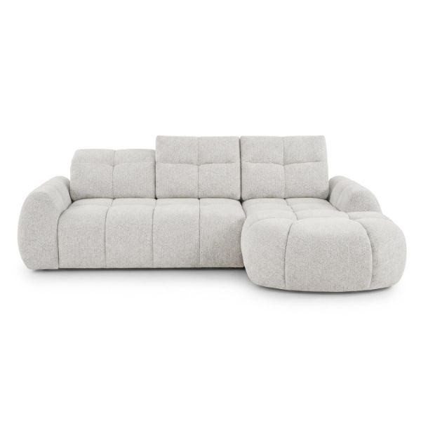 Coltar extensibil electric L dreapta crem Sorena