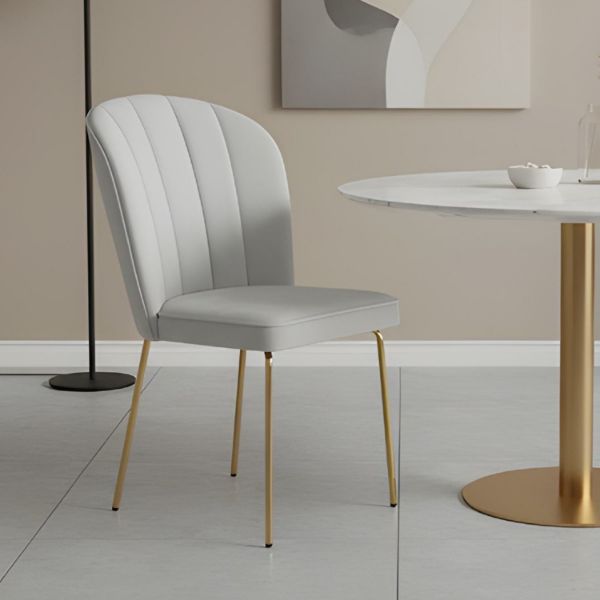 	Scaun tapitat gri deschis/auriu Matylda Original