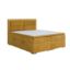 Pat boxspring 160 x 200 cm galben mustar Merida New