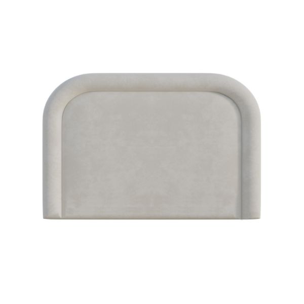 	Pat tapitat cu somiera rabatabila 180 x 200 cm alb murdar Melania