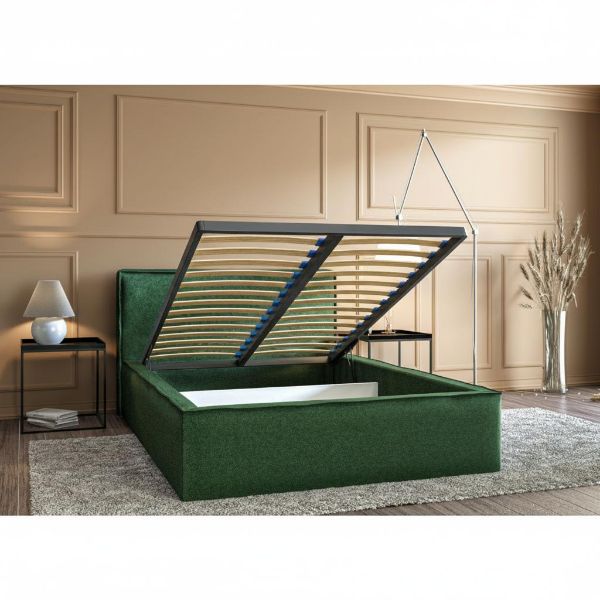 pat 140 x 200 cm cu somiera rabatabila