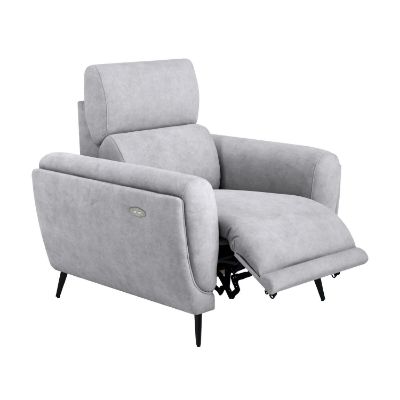 Fotoliu recliner electric gri deschis Relax
