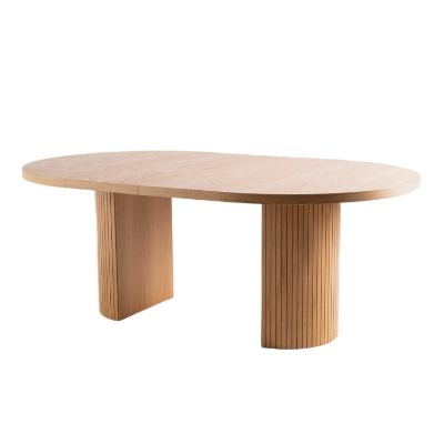 Masa rotunda extensibila 120 - 200 cm stejar Lusso