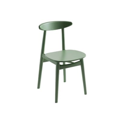Scaun lemn masiv, verde menta, Parrada