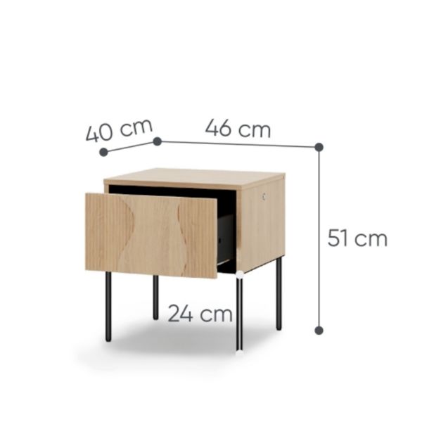 noptiera cu 1 sertar