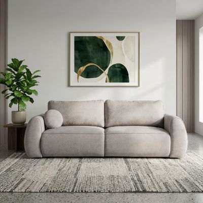 Canapea extensibila 3 locuri cappuccino Borneo