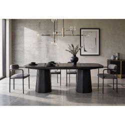 Masa extensibila 200/300 cm, negru, Vento