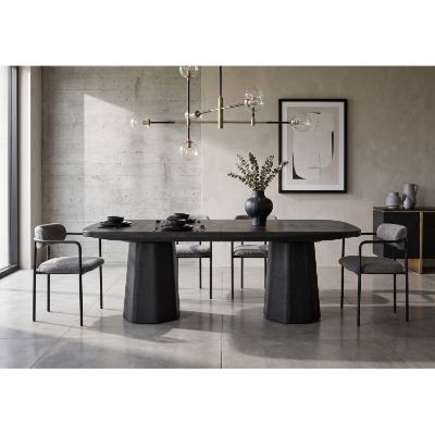 Masa extensibila 200/300 cm, negru, Vento